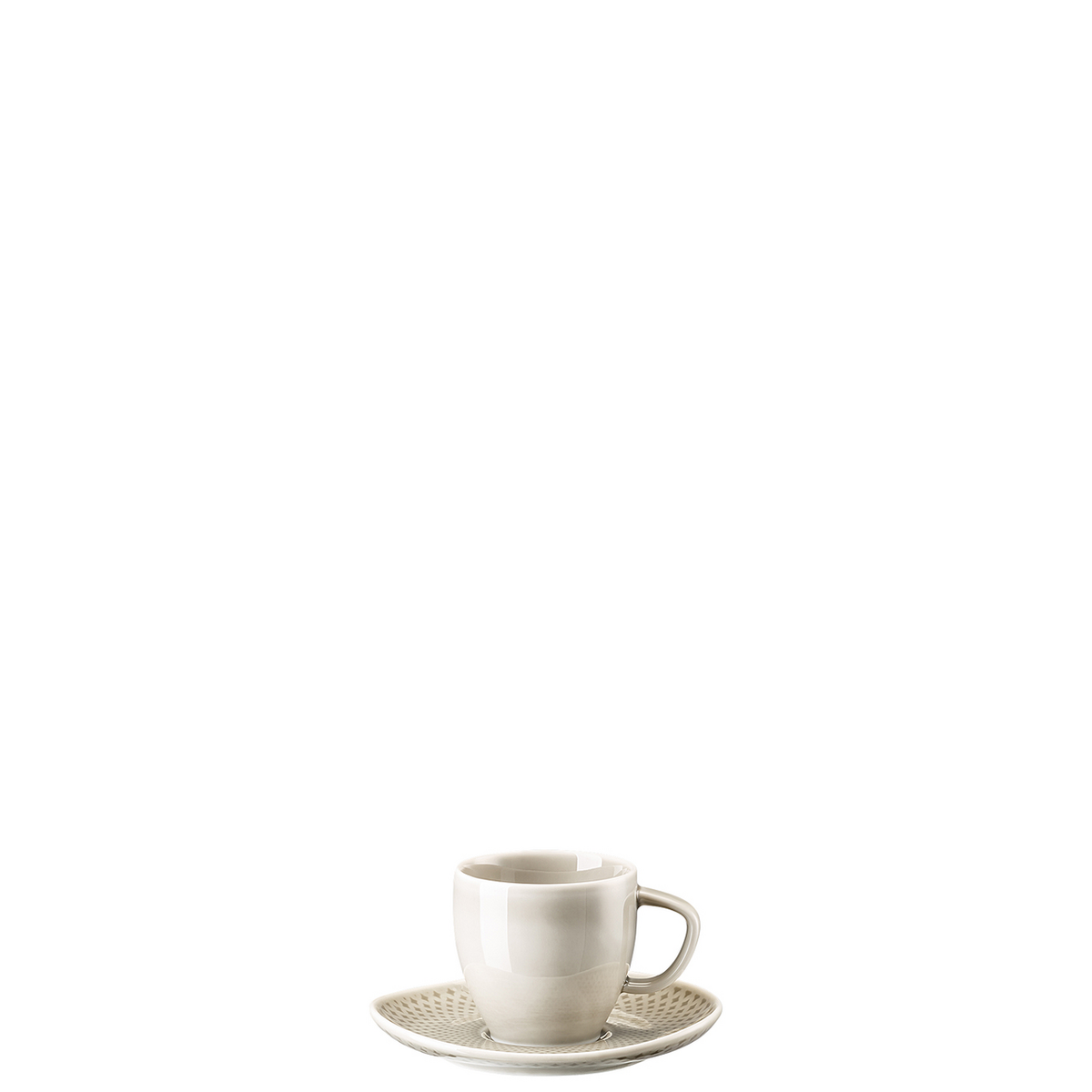 Rosenthal Junto Espresso-Untertasse Pearl Grey 11 CM Grau – Ansicht 4