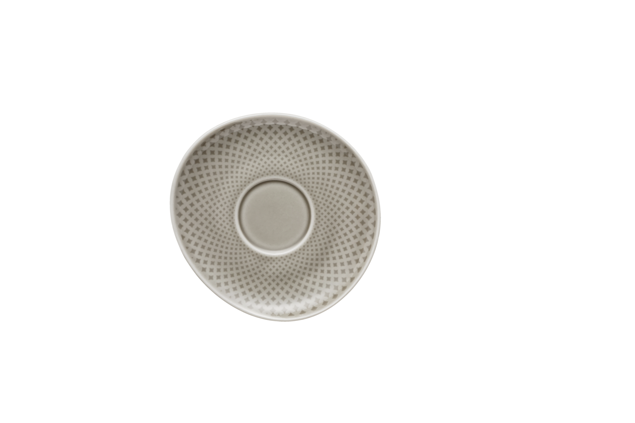 Rosenthal Junto Espresso-Untertasse Pearl Grey 11 CM Grau