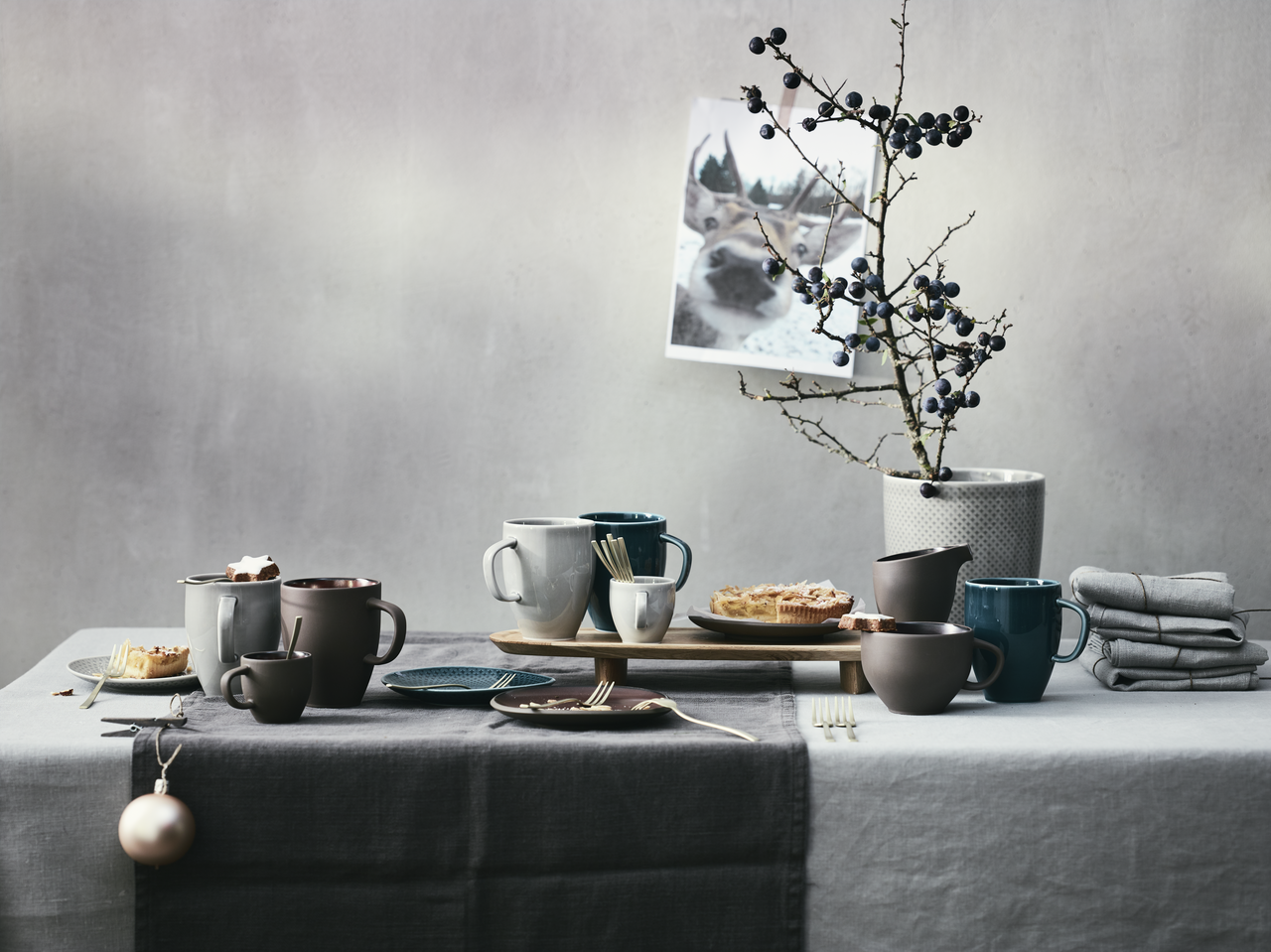 Rosenthal Junto Becher mit Henkel Pearl Grey 0,38 L Grau – Lifestyle