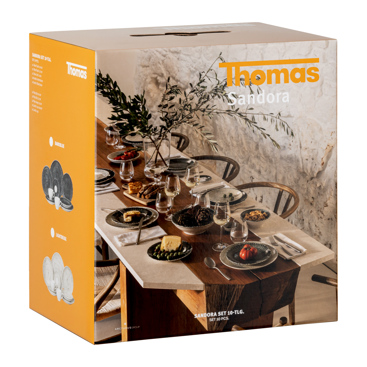 Thomas Sandora Set 10-teilig Darkblue Mehrteilig CM Blau – Ansicht 1