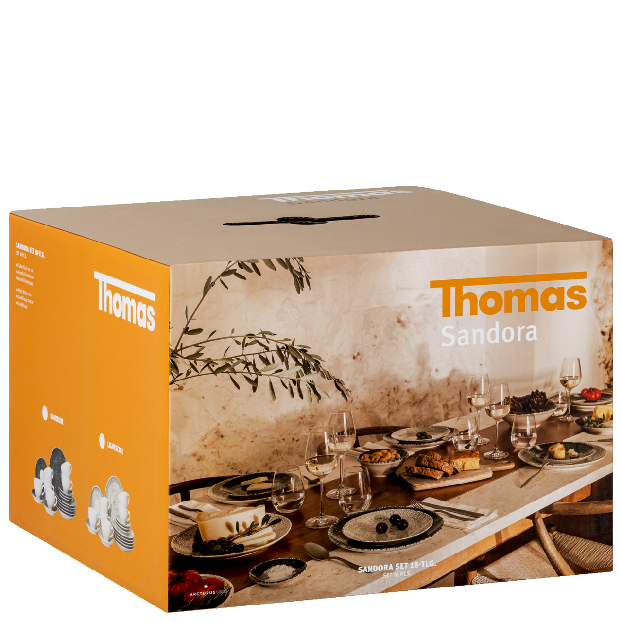 Thomas Sandora Set 18-tlg./Kombi Darkblue Mehrteilig CM Blau – Ansicht 3