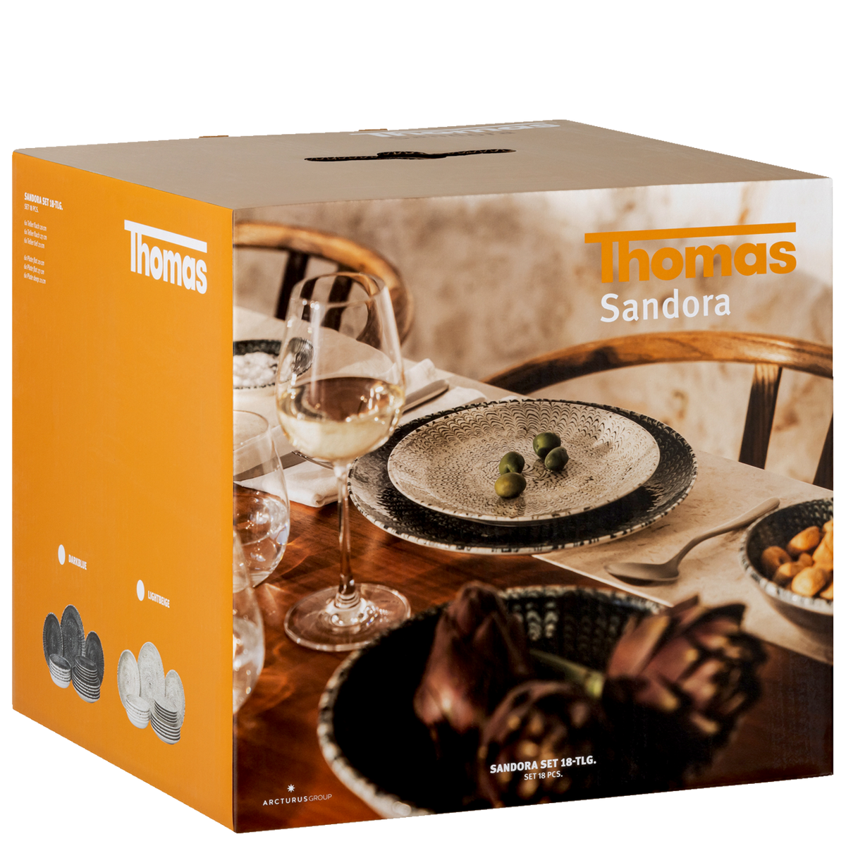 Thomas Sandora Set 18-tlg. Lightbeige Mehrteilig CM Beige – Ansicht 3