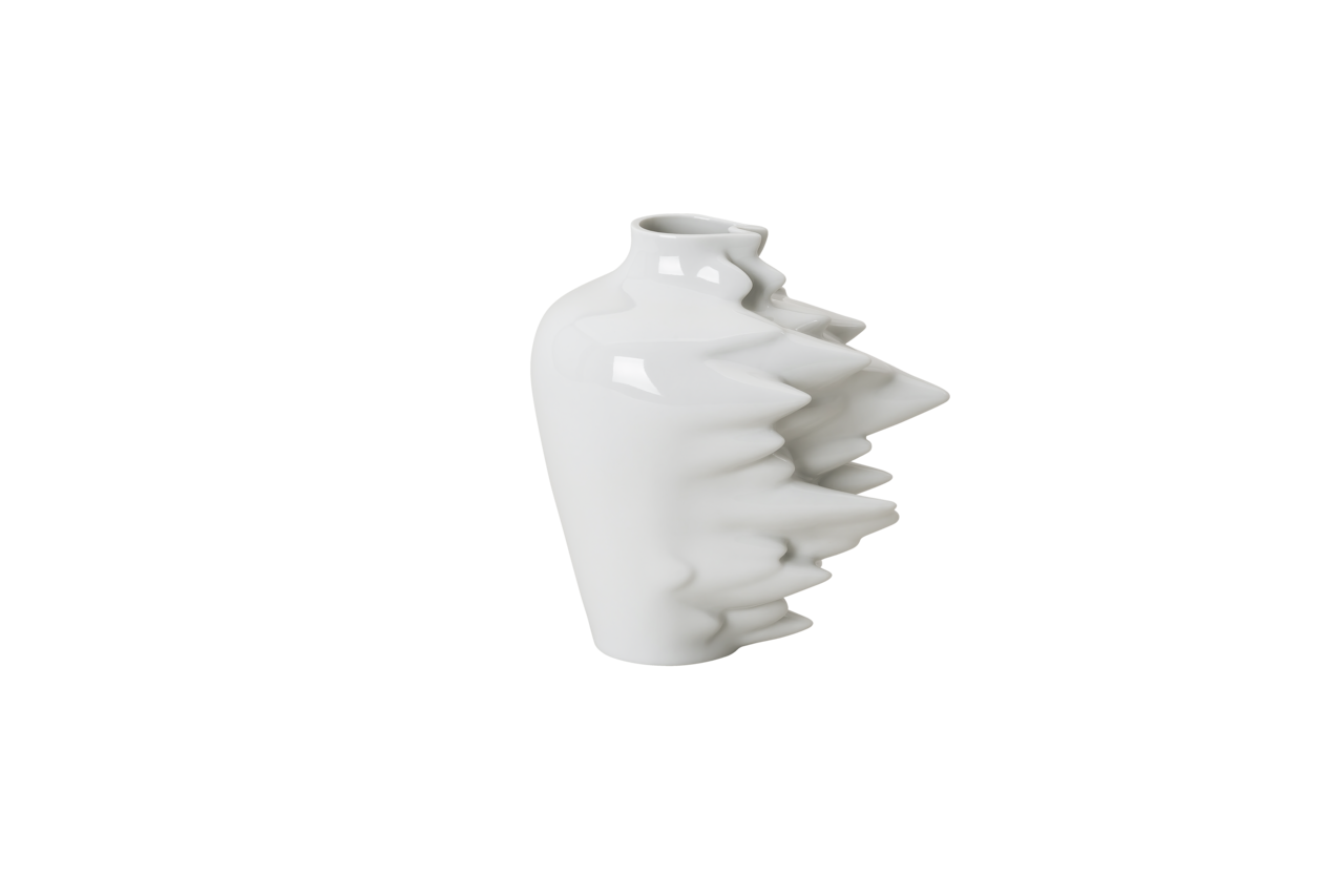 Rosenthal Fast Vase 14 cm Weiss – Ansicht 4
