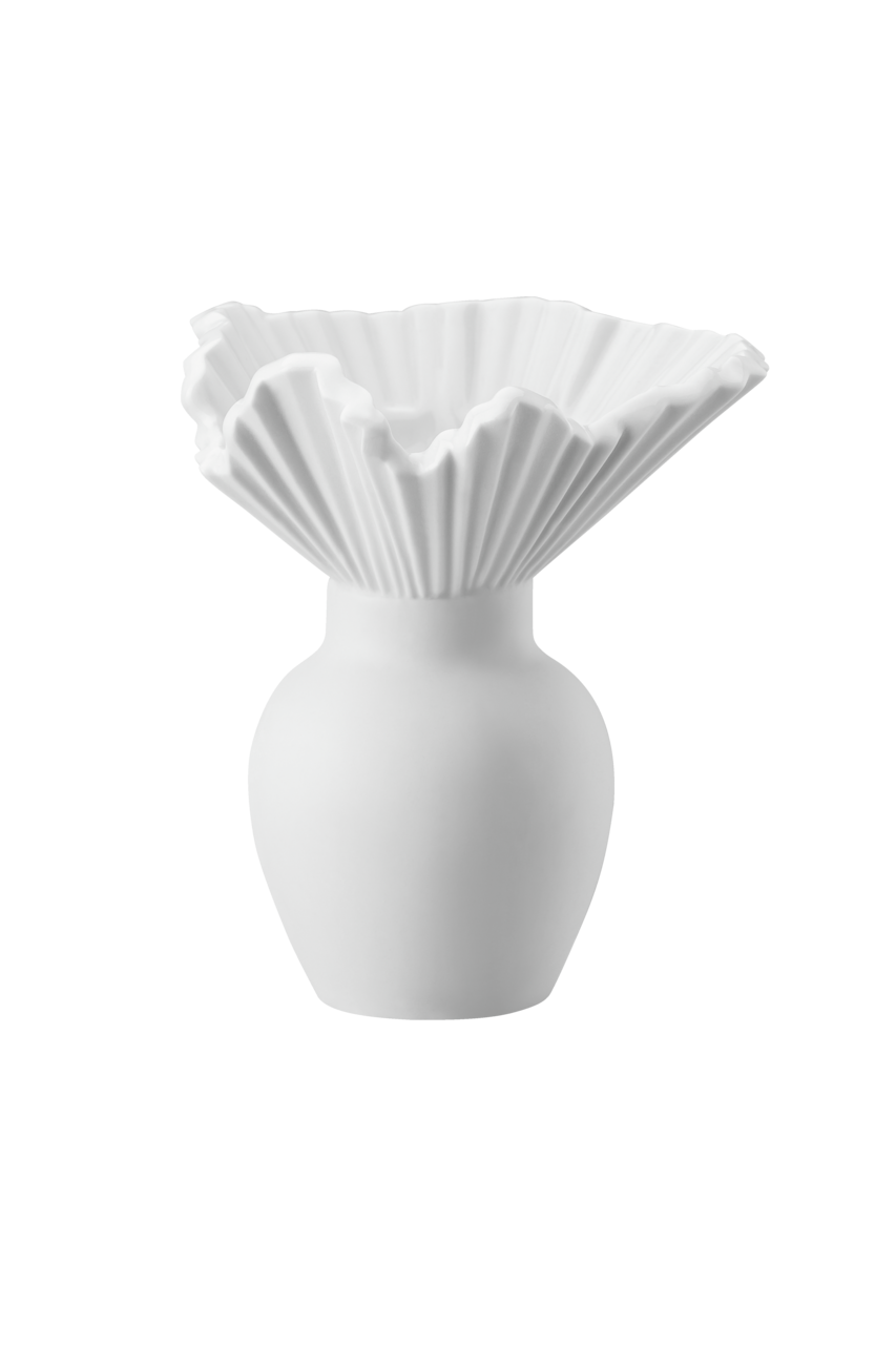 Rosenthal Falda Vase 10 cm Weiss matt
