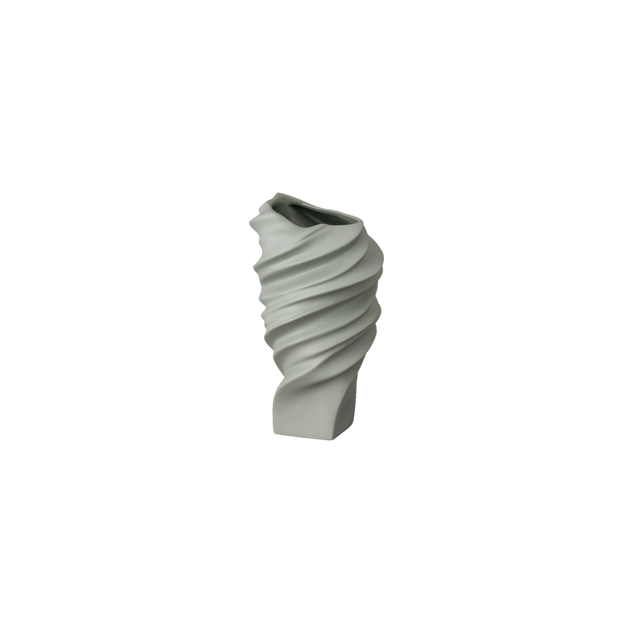 Rosenthal Squall Vase 15 cm Lava Grau