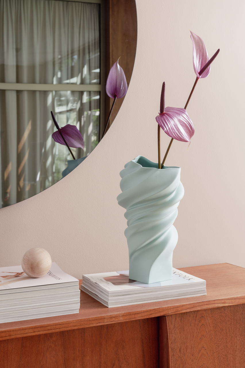 Rosenthal Squall Vase 32 cm Mint Grün – Lifestyle
