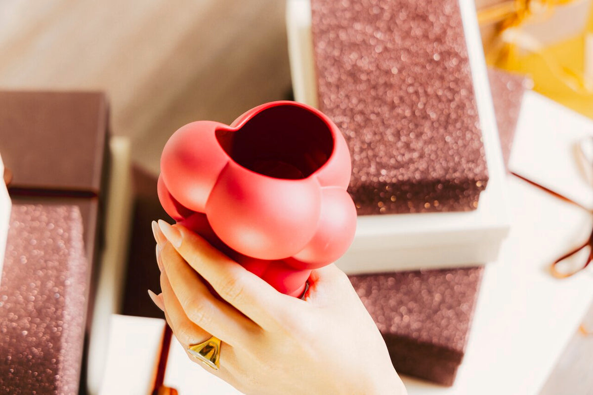 Rosenthal Skum Vase 14 cm Ruby