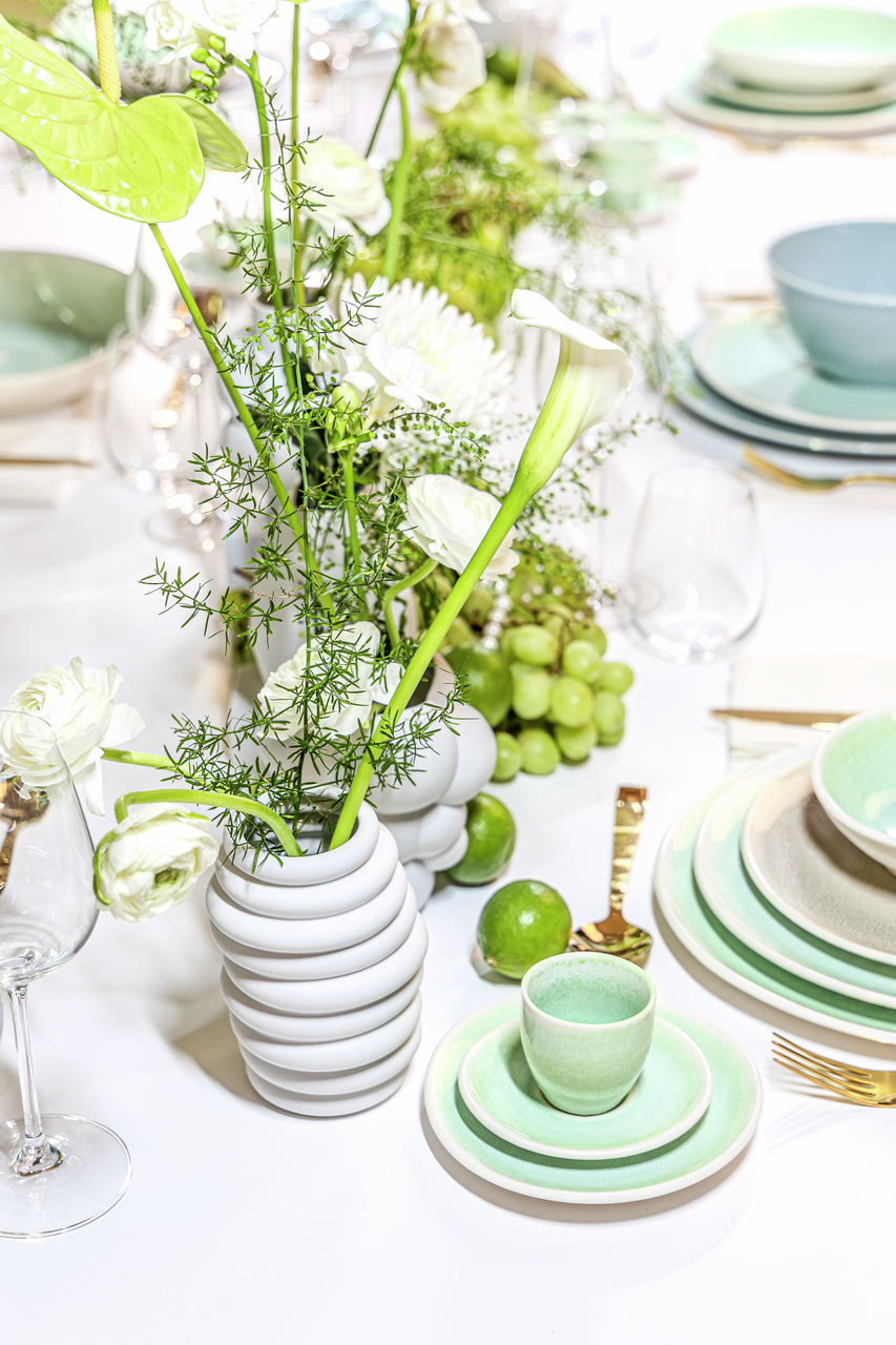 Rosenthal Hop Vase 14 cm Weiss matt Weiss – Lifestyle