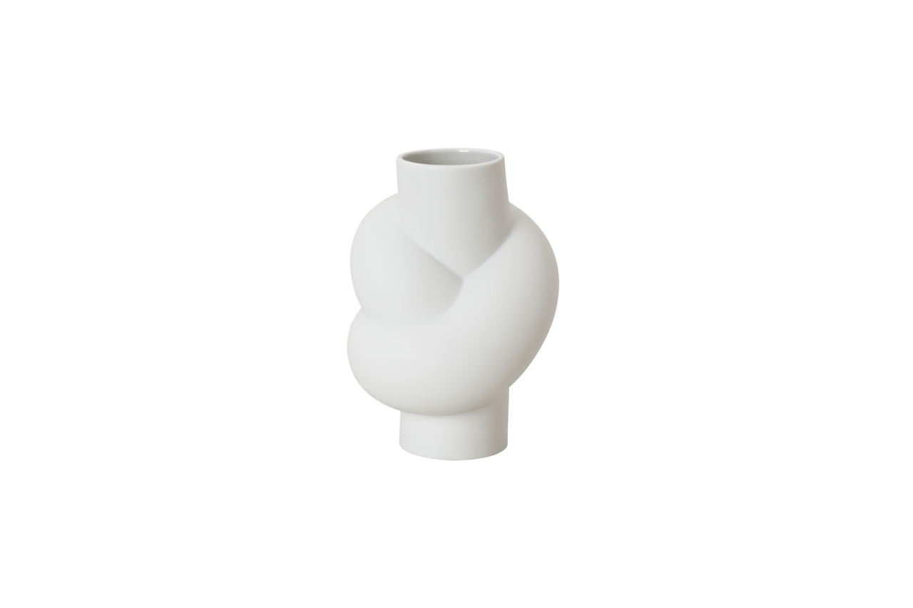 Rosenthal Node Vase 14 cm Weiss matt Weiss – Ansicht 4