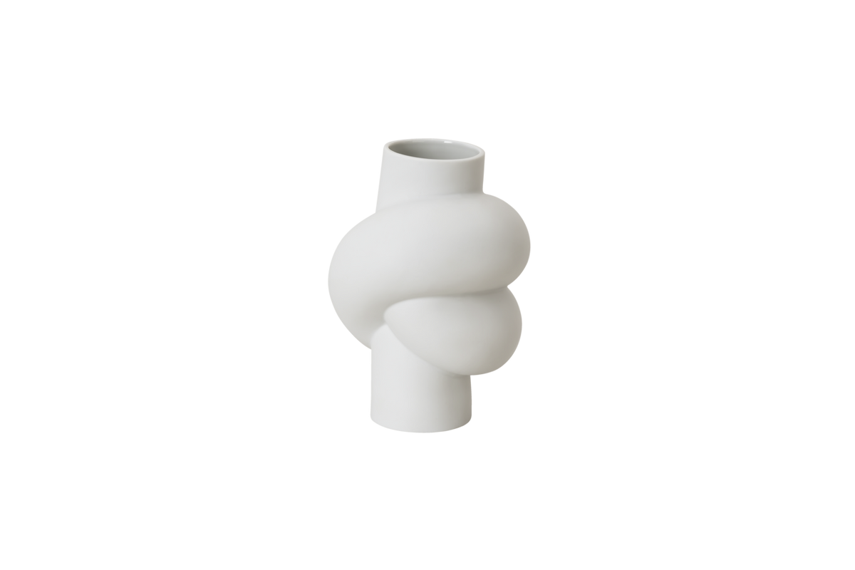 Rosenthal Node Vase 14 cm Weiss matt Weiss – Ansicht 5