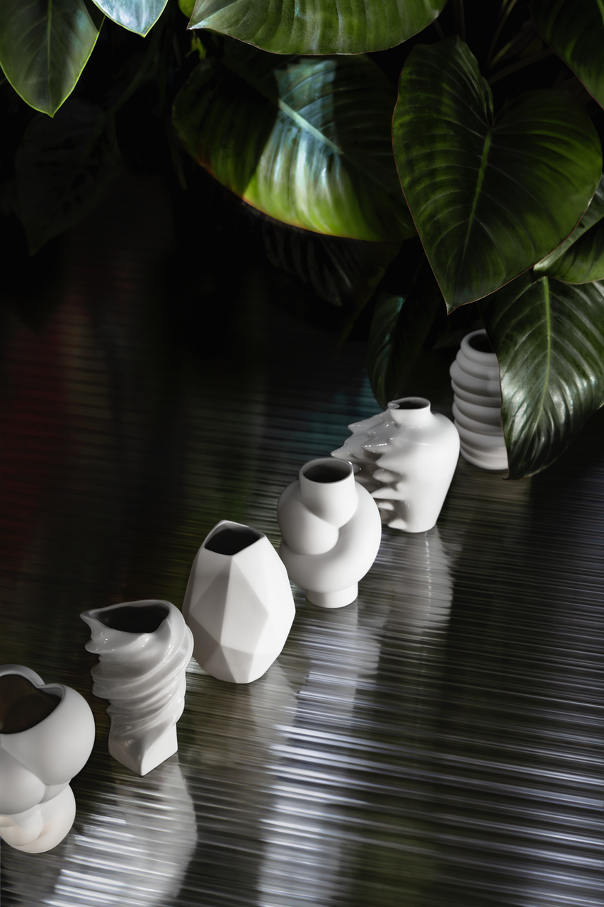 Rosenthal Node Vase 14 cm Weiss matt Weiss – Ansicht 7