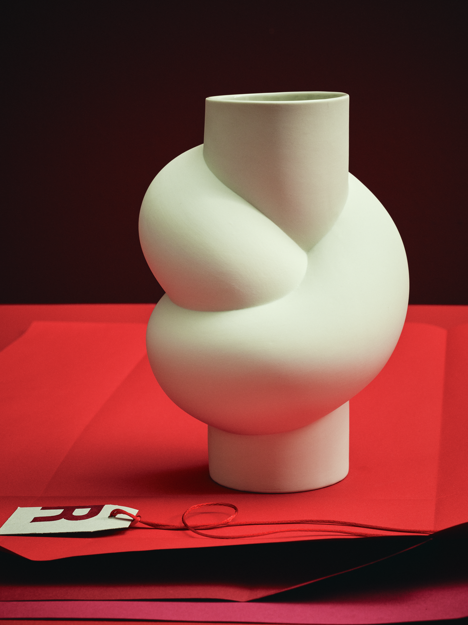 Rosenthal Node Vase 25 cm White – Lifestyle