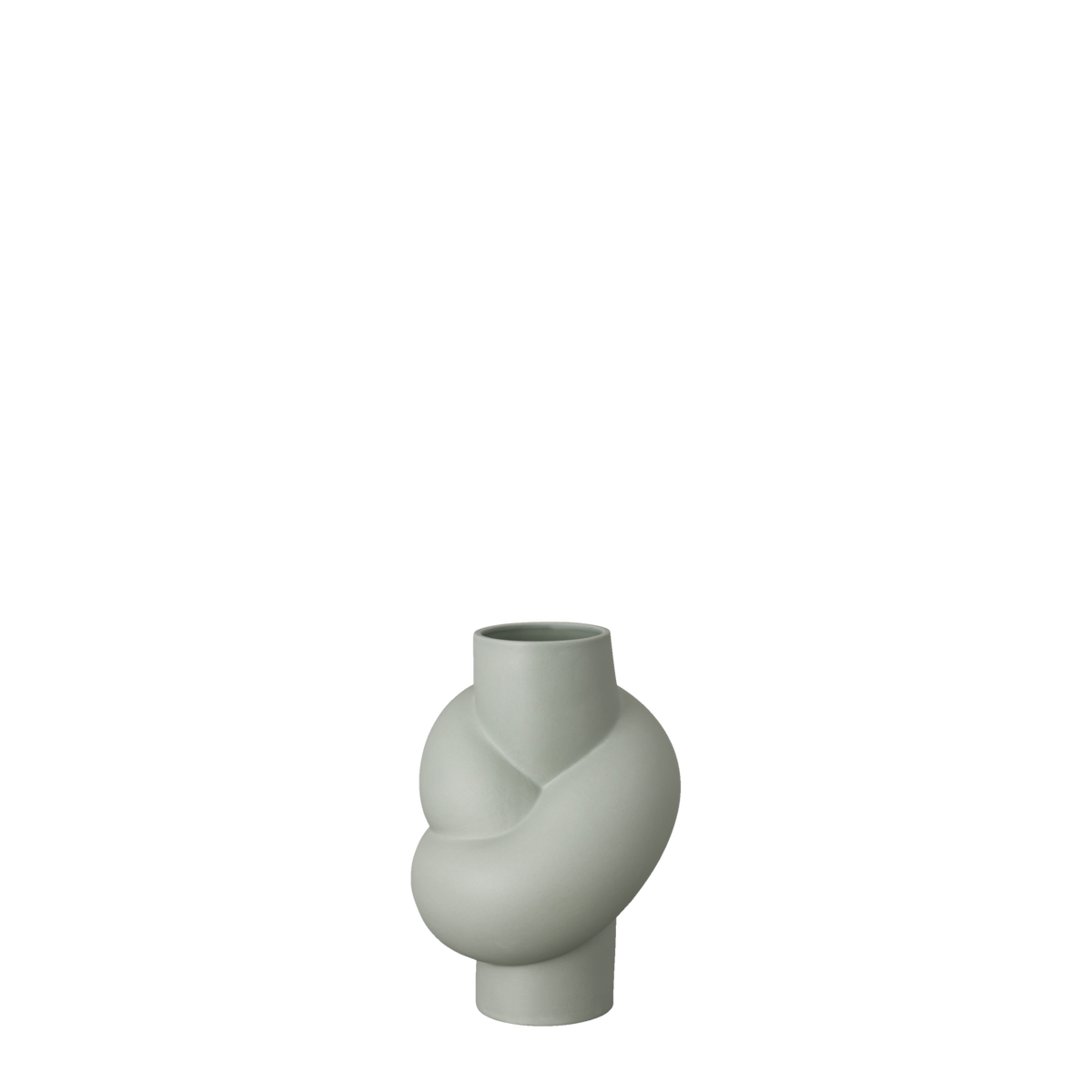Rosenthal Node Vase 14 cm Lava Grau – Ansicht 1