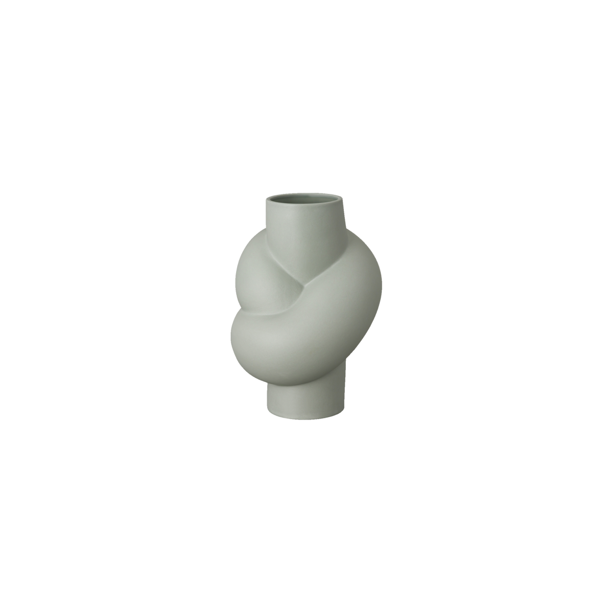 Rosenthal Node Vase 14 cm Lava Grau