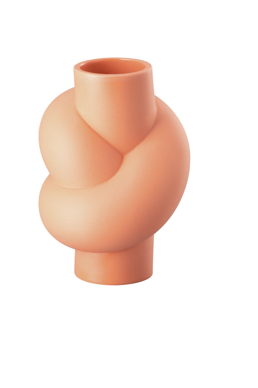 Rosenthal Node Vase 10 cm Coral Rot – Ansicht 4