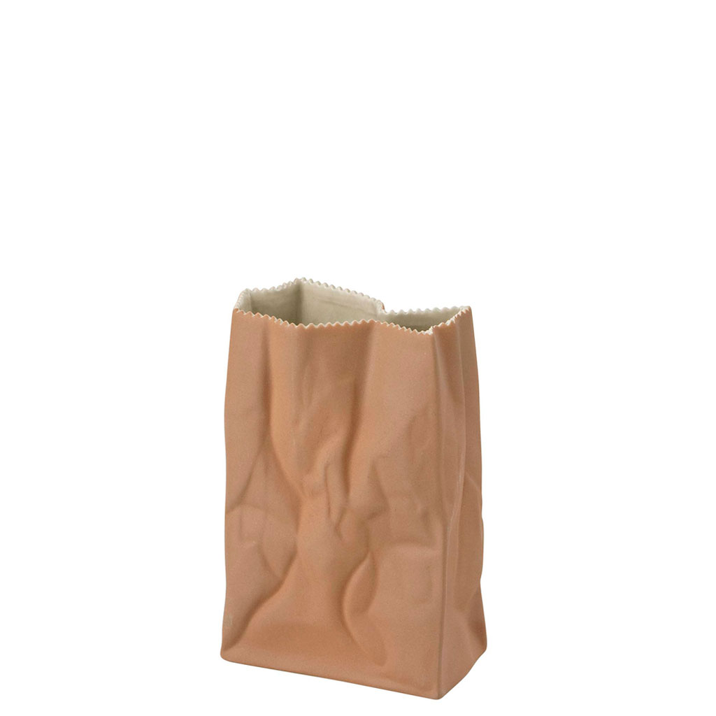 Rosenthal Tütenvase Vase 18 cm Hellbraun Braun – Ansicht 2