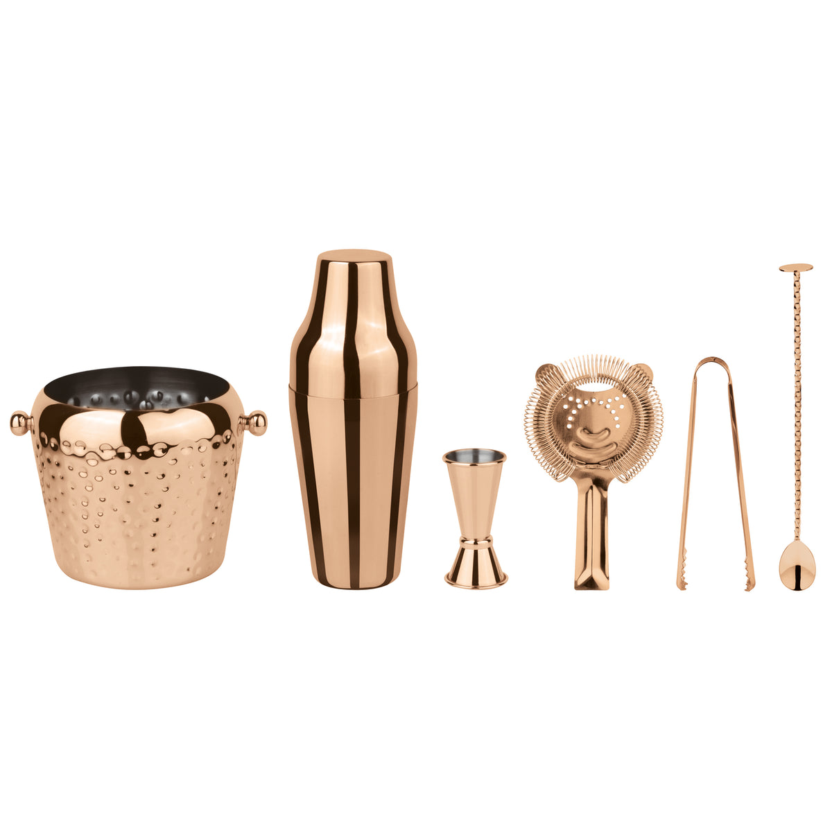 Sambonet Home Bar Ice Cocktailset 6-teilig PVD Kupfer