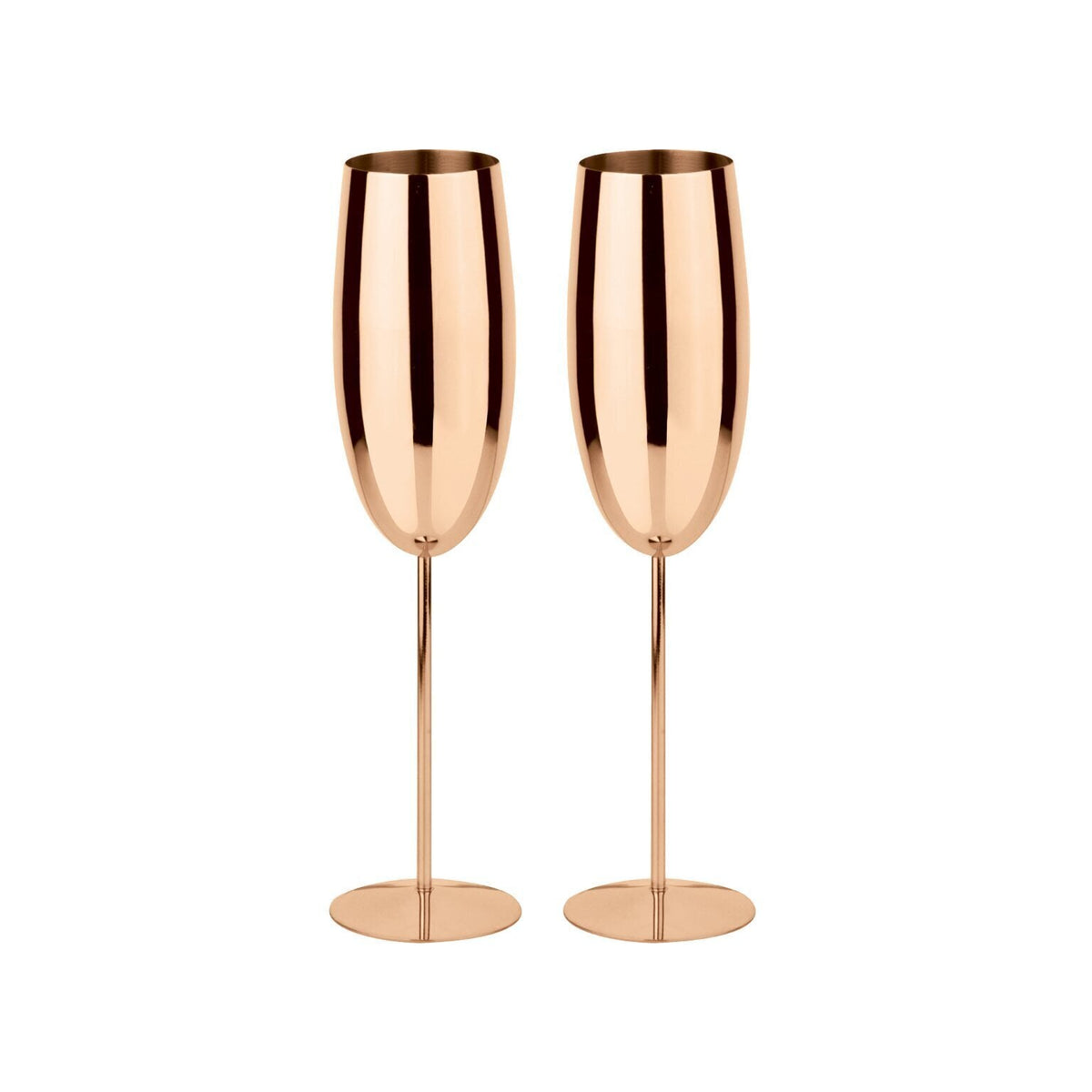 Sambonet Home Bar Champagnerbecher 2er-Set PVD Kupfer
