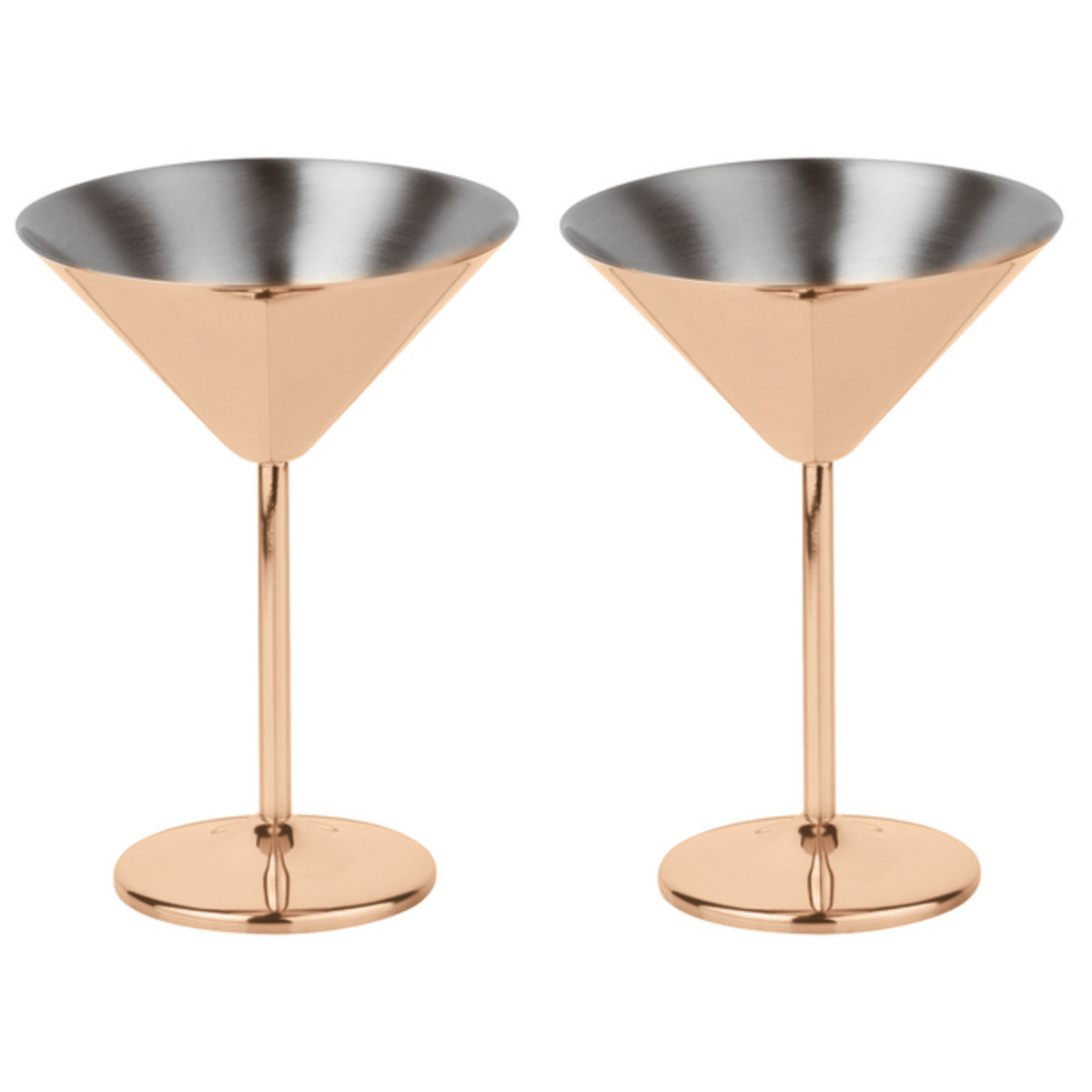 Sambonet Home Bar Martinibecher 2er-Set PVD Kupfer