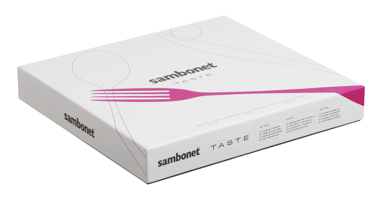 Sambonet Taste Besteckset 24-teilig Edelstahl 18/10 hochglanzpoliert – Ansicht 8