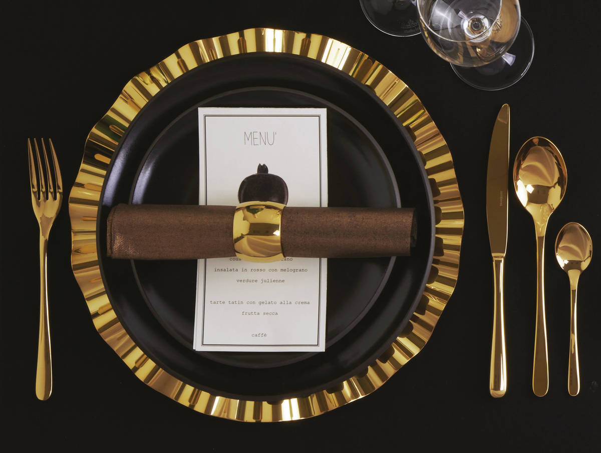 Sambonet Taste Besteckset 24-teilig PVD Gold – Ansicht 7