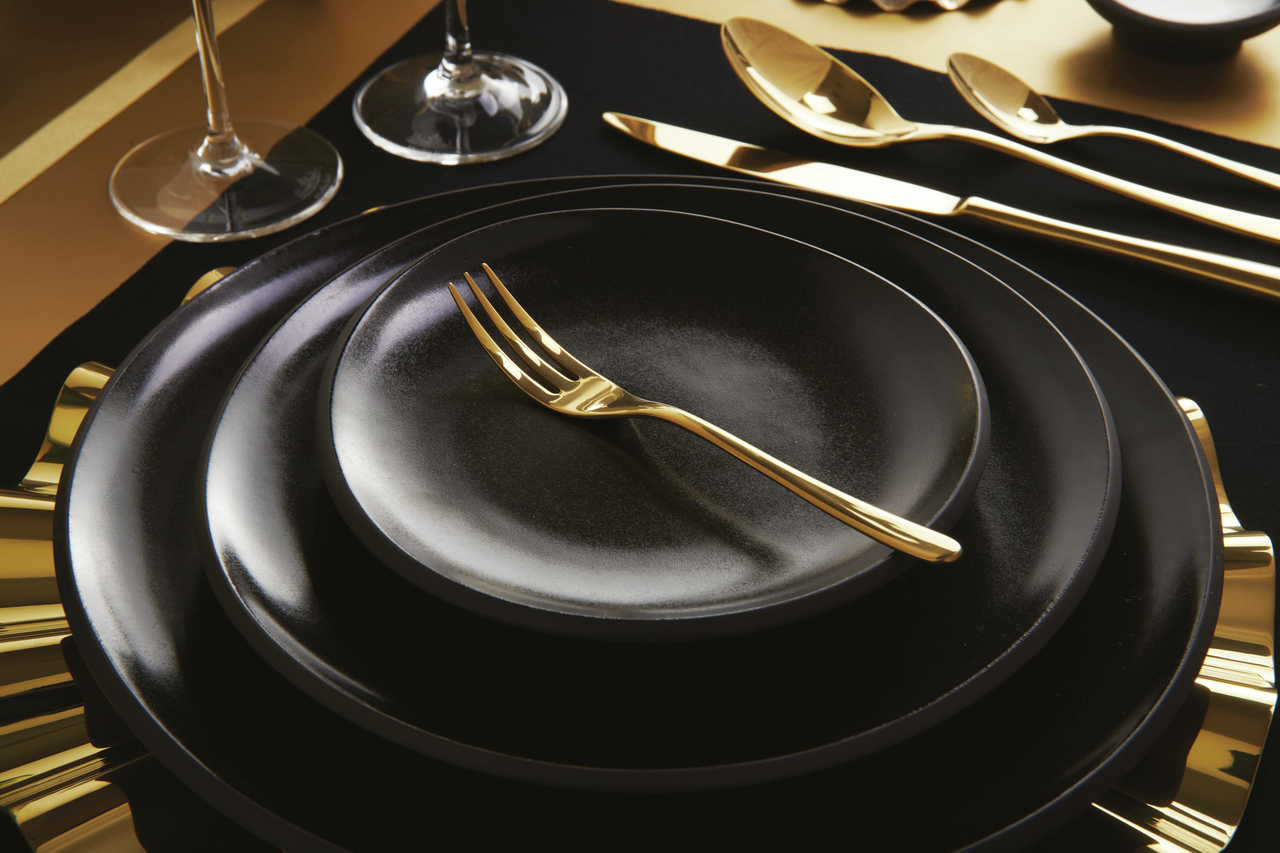 Sambonet Taste Kuchengabeln 6-teilig PVD Gold – Ansicht 3