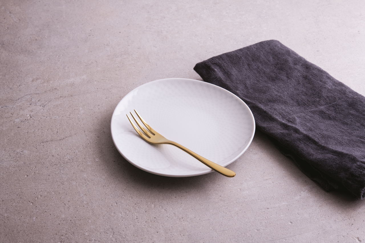 Sambonet Taste Kuchengabeln 6-teilig PVD Gold – Ansicht 5
