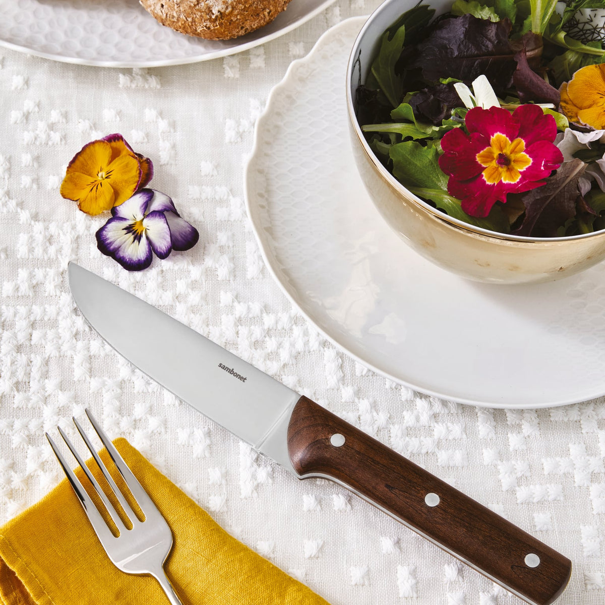 Sambonet Porterhouse Steakmesser 2er-Set Ahornholz – Ansicht 2