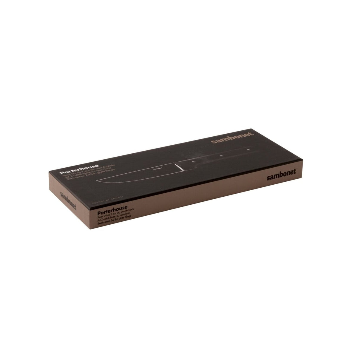 Sambonet Porterhouse Steakmesser 2er-Set Ahornholz – Ansicht 4