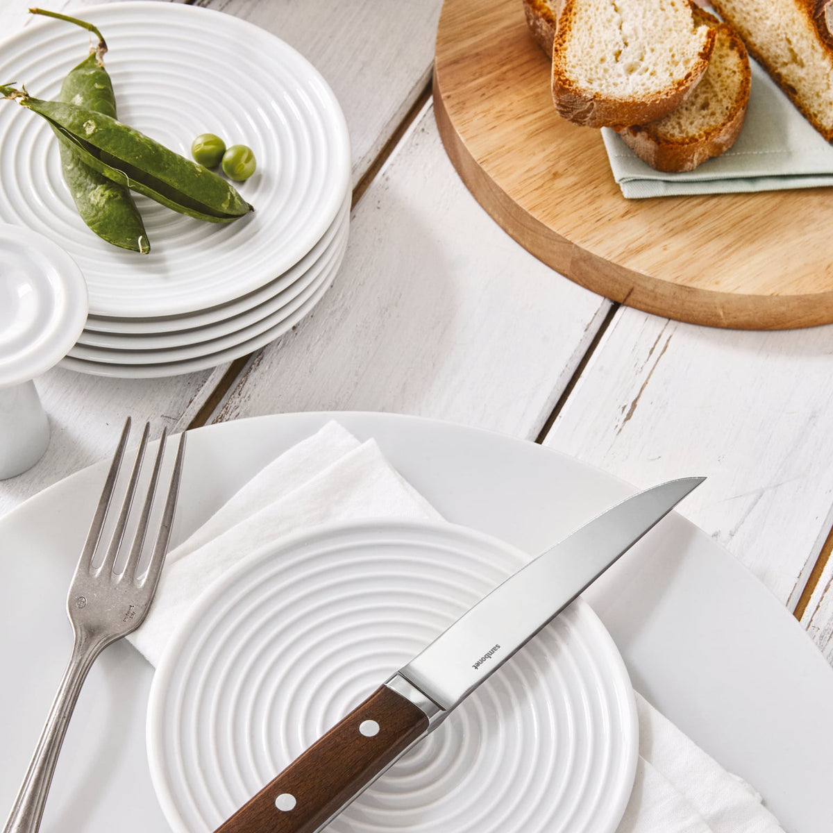 Sambonet Sirloin Steakmesser 2er-Set Ahornholz – Ansicht 2