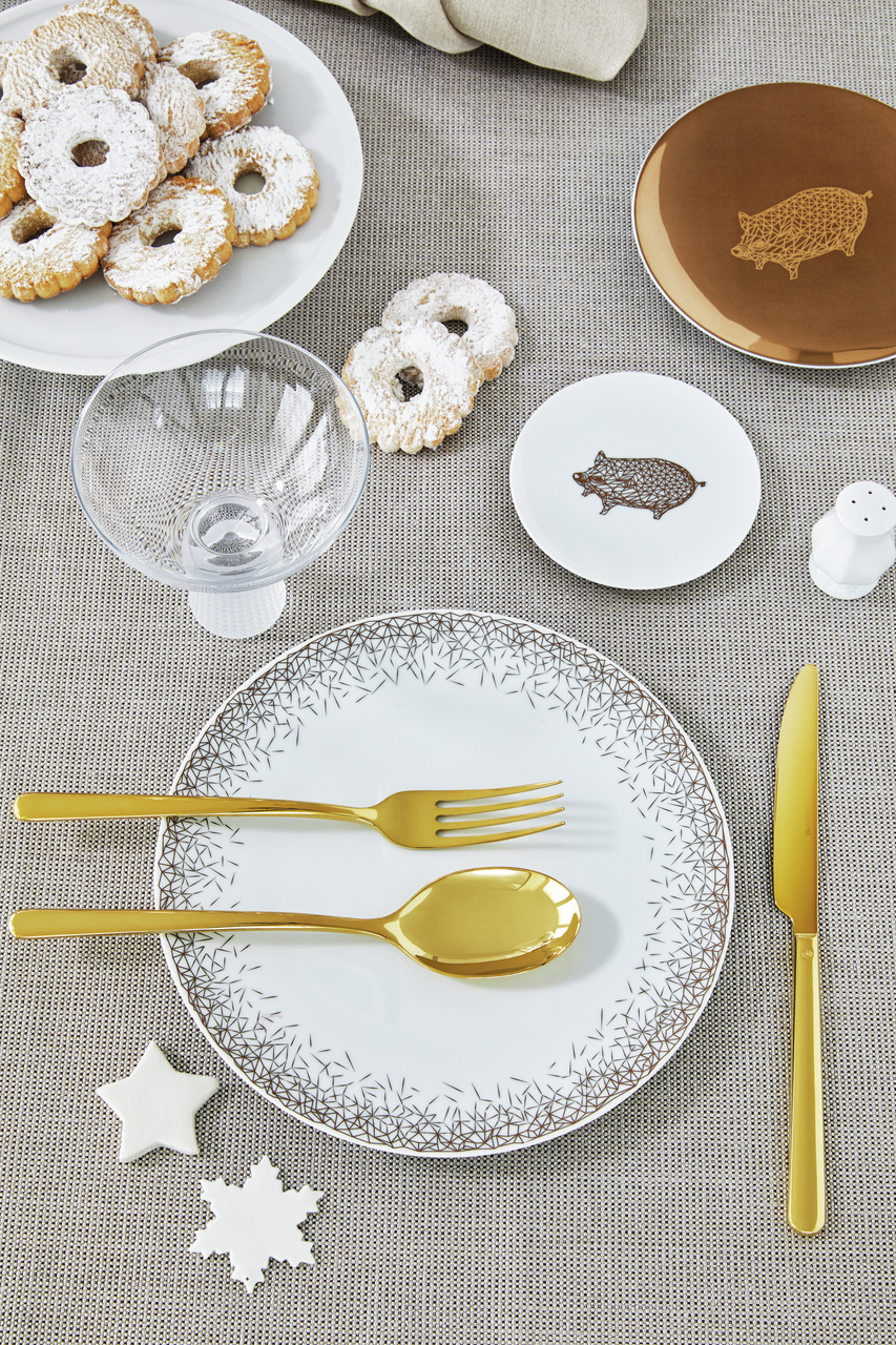 Sambonet Linear Besteckset 24-teilig PVD Gold – Ansicht 4