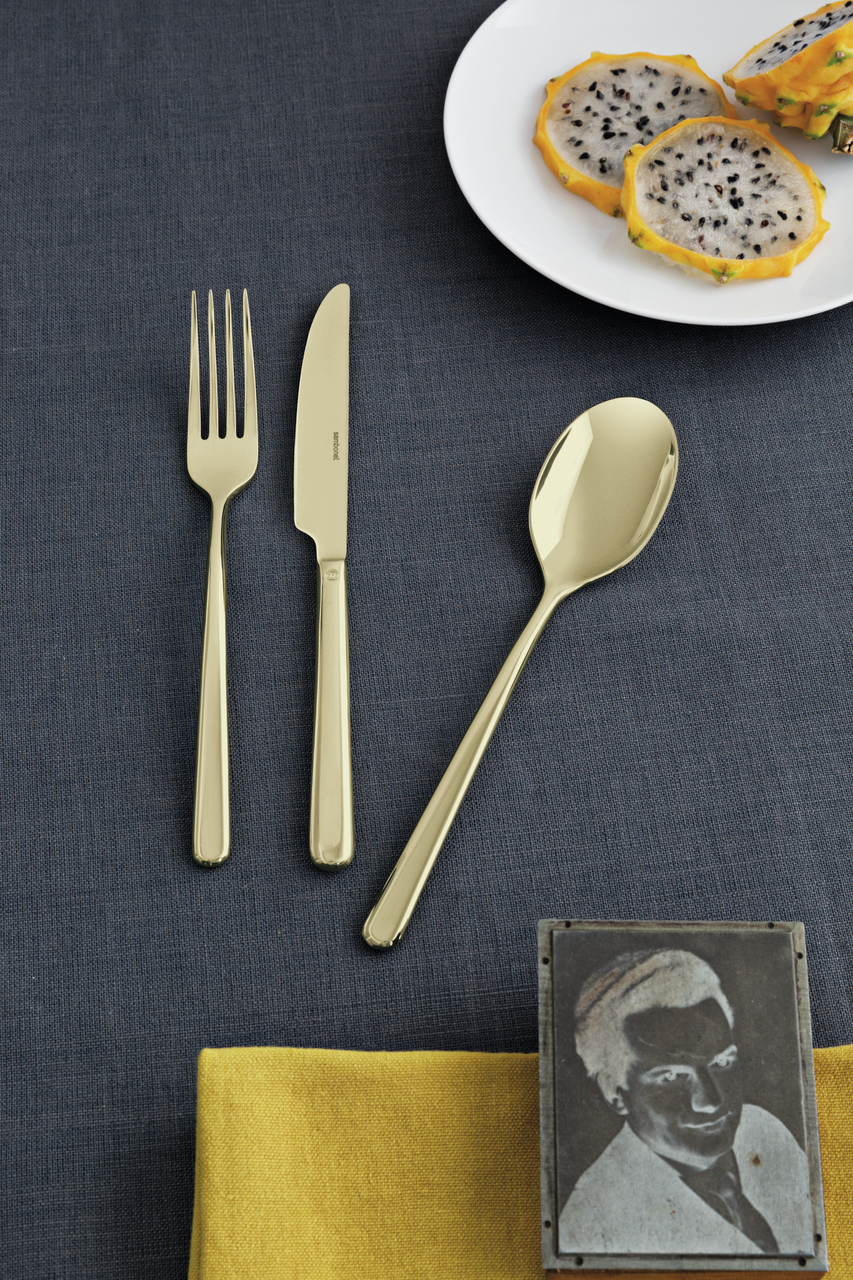 Sambonet Linear Besteckset 24-teilig PVD Champagne – Ansicht 2