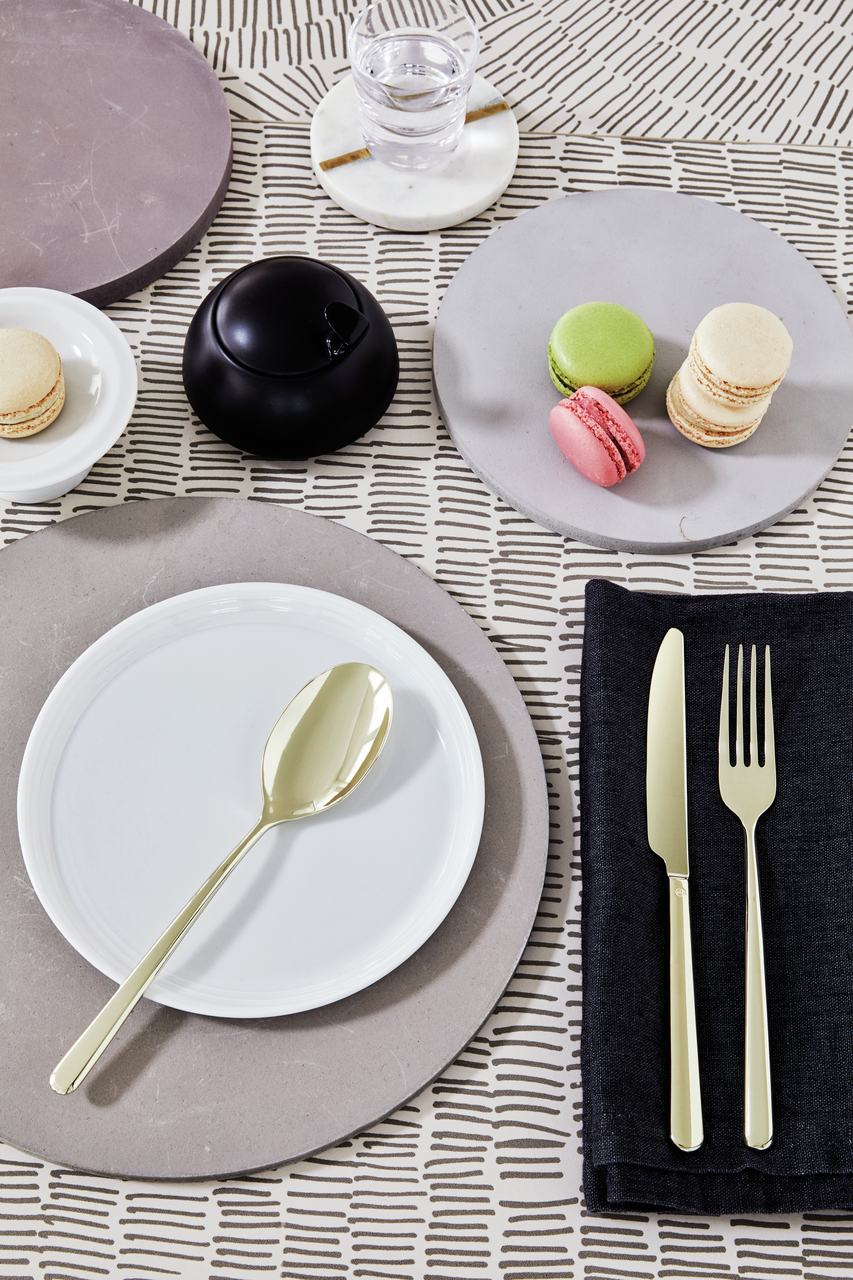 Sambonet Linear Besteckset 30-teilig PVD Champagne – Ansicht 4