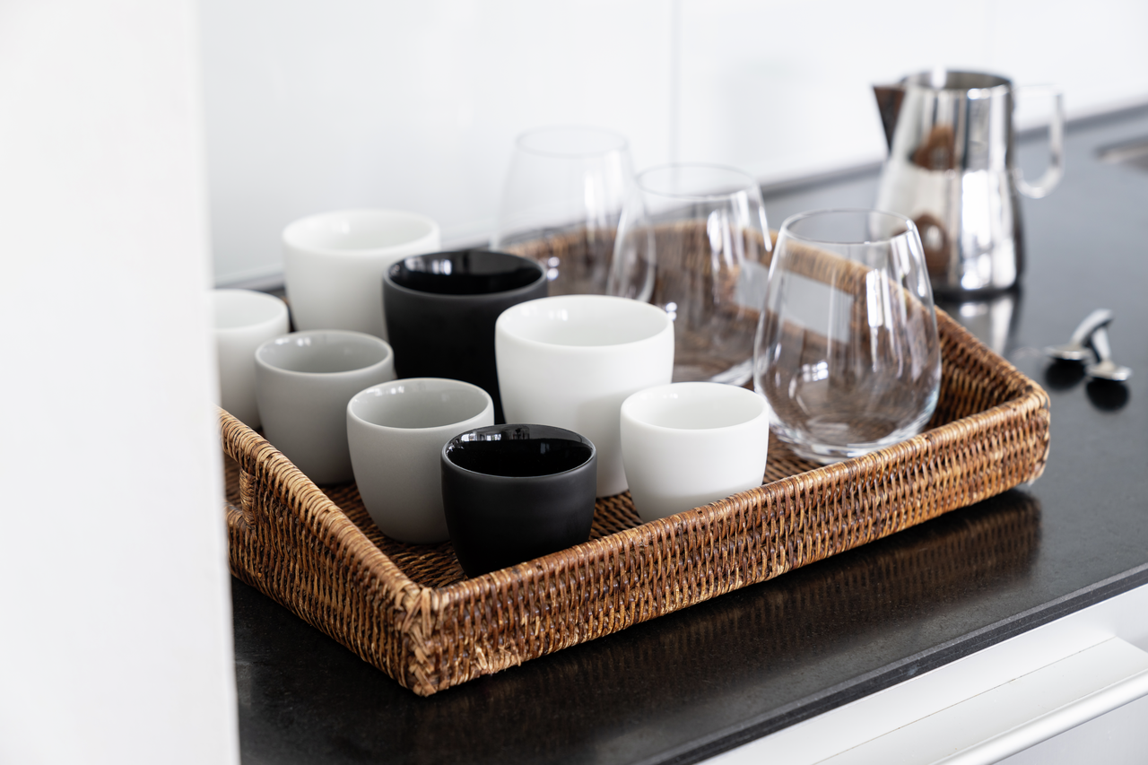 Rosenthal the cup+ Espresso doppelwandig Delicate Black 0,08 L Schwarz – Lifestyle