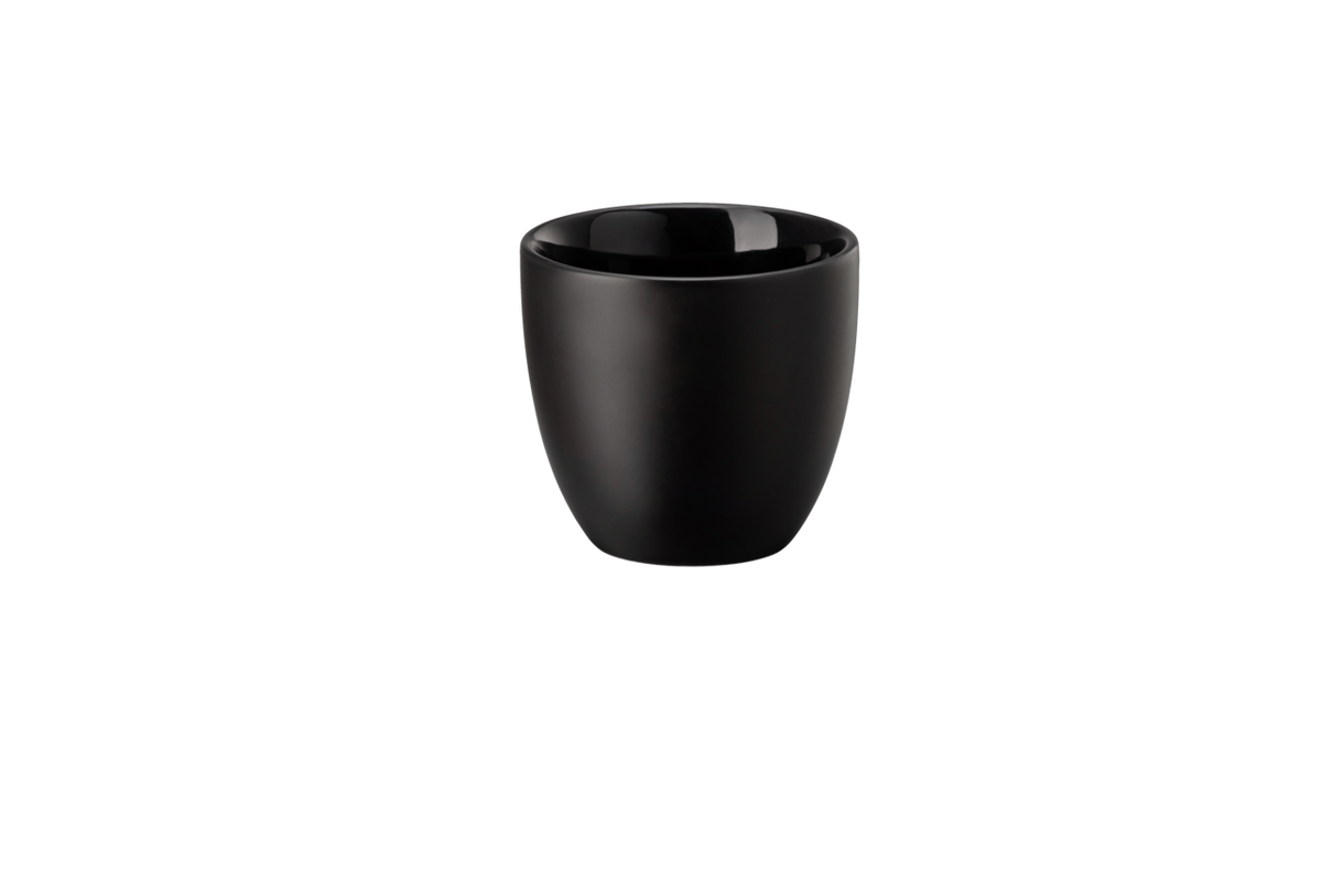 Rosenthal the cup+ Espresso doppelwandig Delicate Black 0,08 L Schwarz