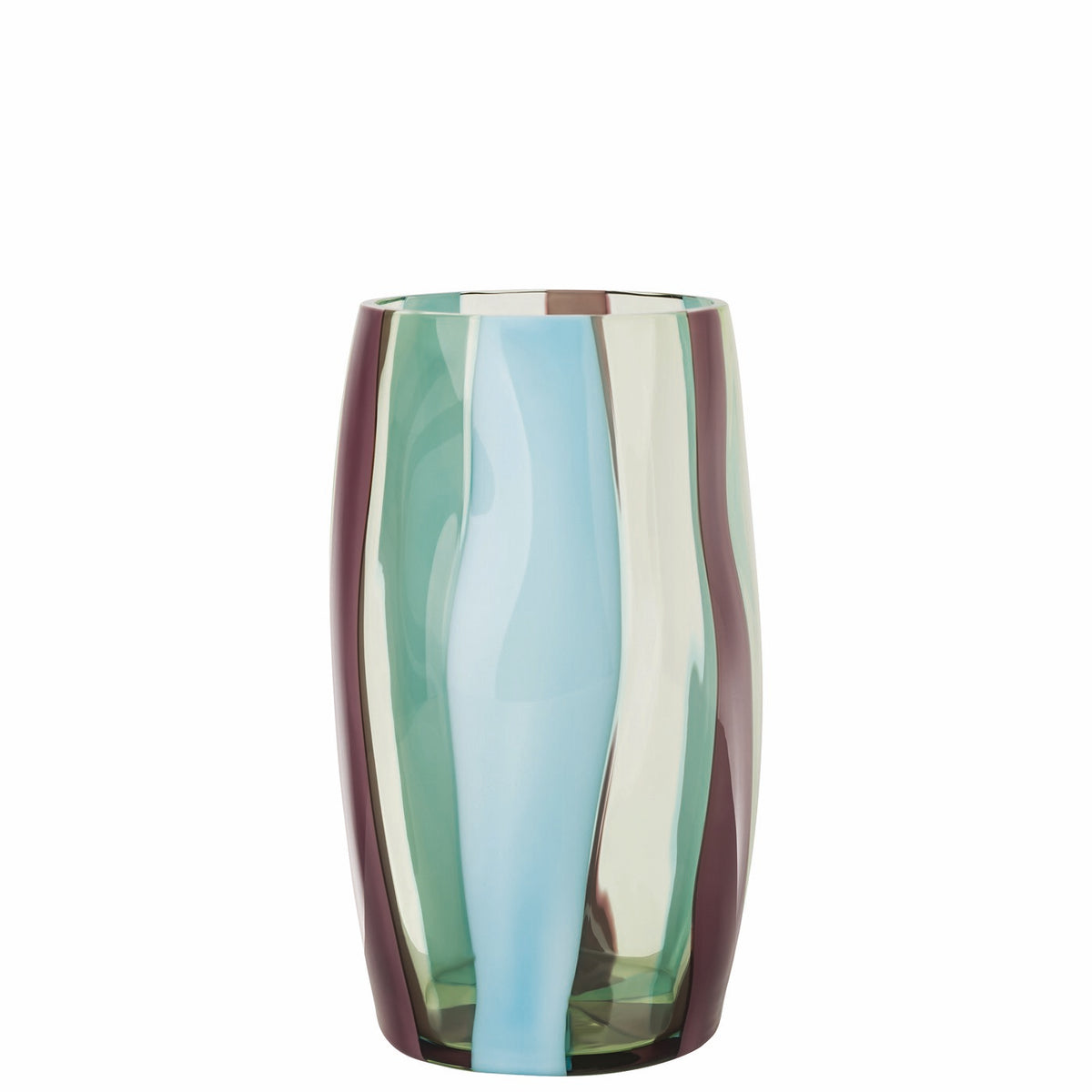 Rosenthal Glass Object Limited Vase 28 cm Stripes Grass