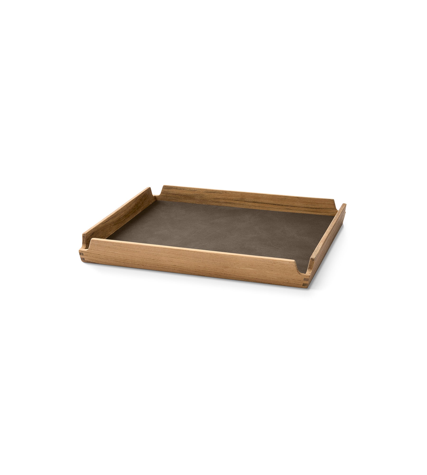 LIND DNA Holzbrett Square S Airy aus Teakholz / Einlage Nupo
