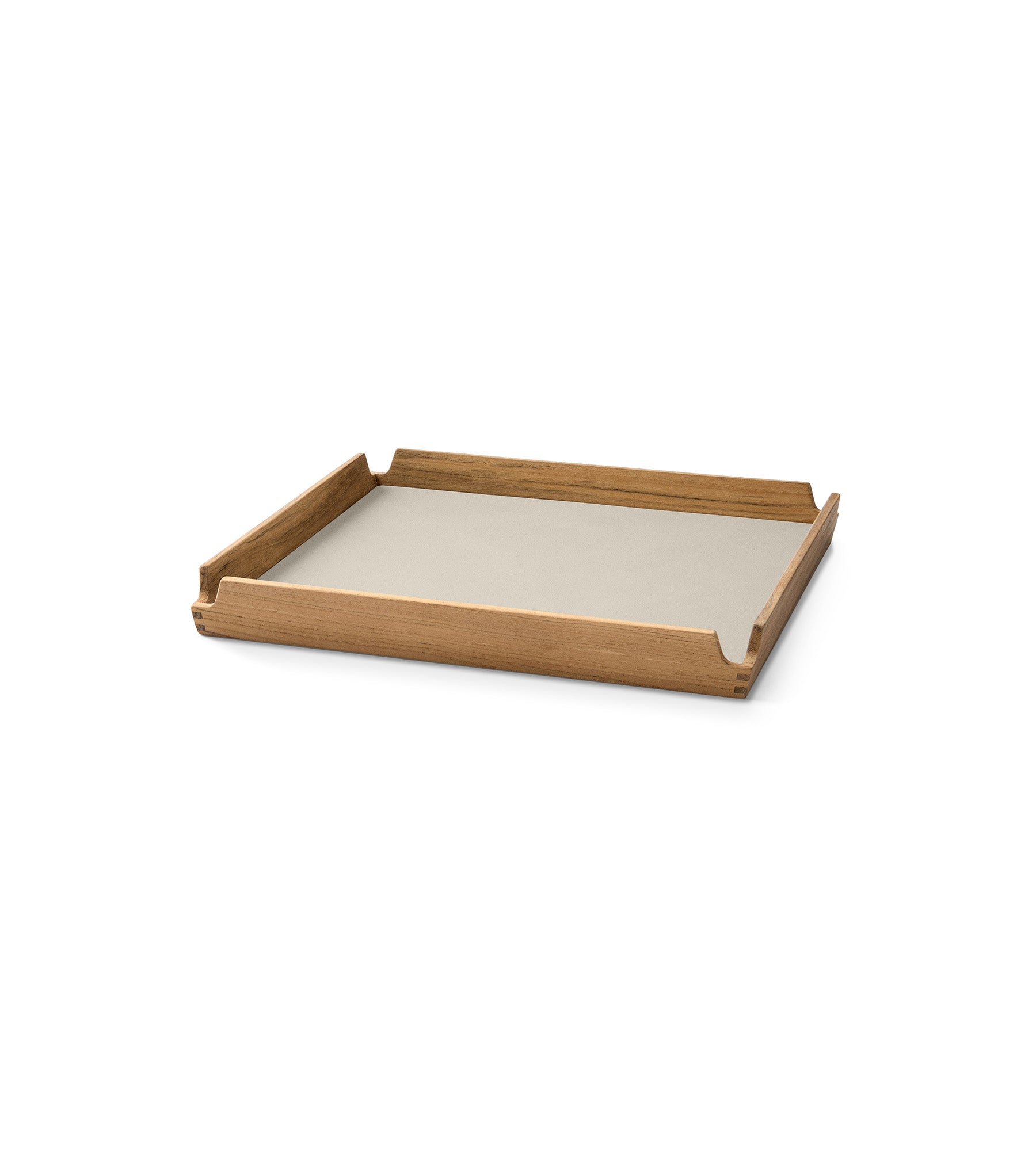 LIND DNA Holzbrett Square S Airy aus Teakholz / Einlage Nupo