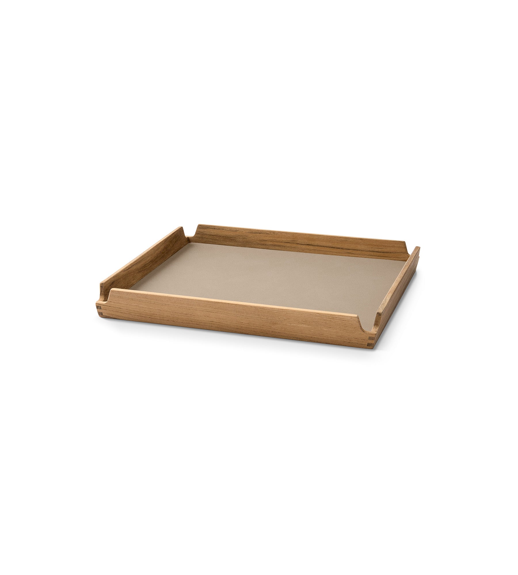 LIND DNA Holzbrett Square S Airy aus Teakholz / Einlage Nupo