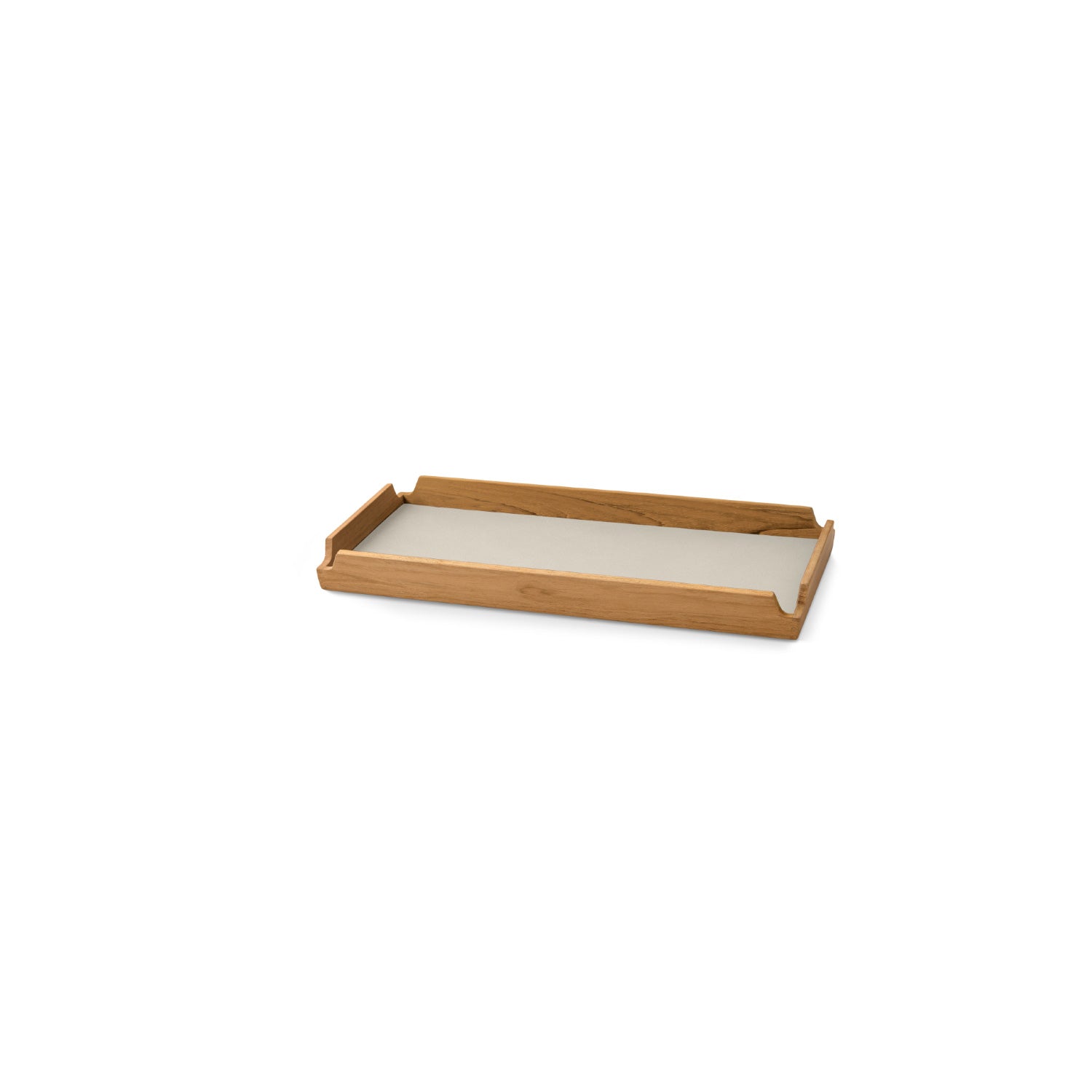 LIND DNA Holzbrett Square Slim Airy aus Teakholz / Einlage Nupo