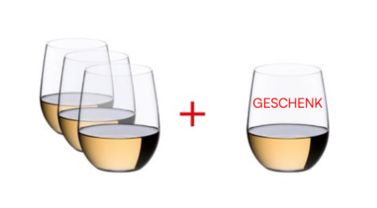 RIEDEL O Wine Tumbler Viognier/Chardonnay 4er Set
