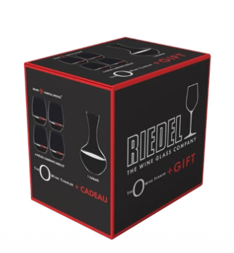 RIEDEL O Wine Tumbler Cabernet/Merlot & Syrah Geschenkset mit Dekanter