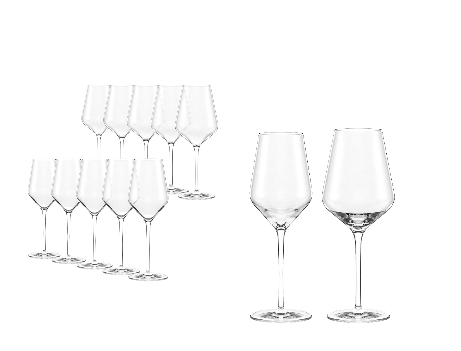 Stölzle Lausitz Quatrophil Rotwein- & Weißweinkelch Set 12-teilig