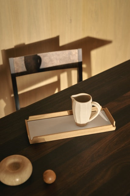 LIND DNA Holzbrett Square Slim Airy aus Teakholz / Einlage Nupo