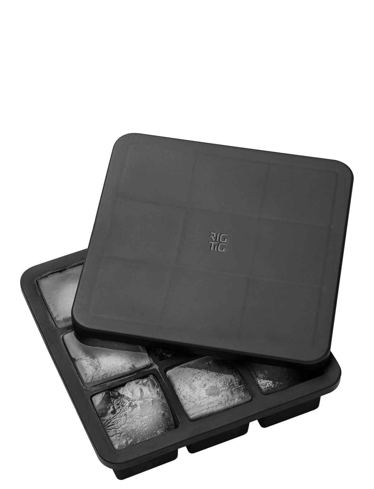RIG-TIG FREEZE-IT Eiswürfelbox mit Deckel H 5 cm black – Bild 1