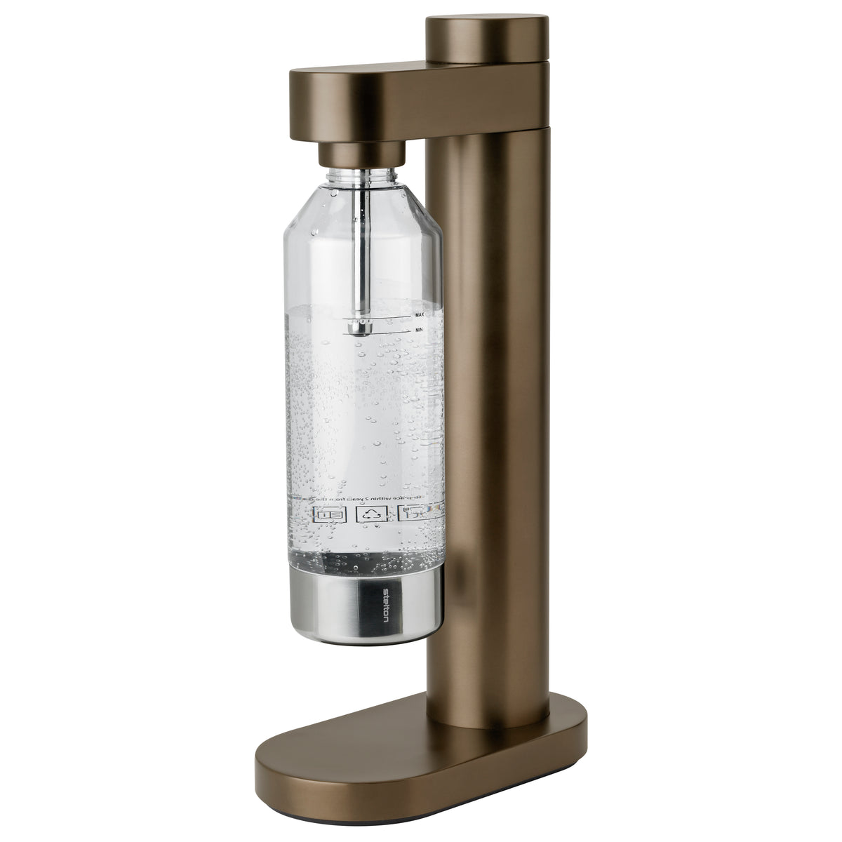 Stelton Brus Wassersprudler dark brown metallic – Bild 1