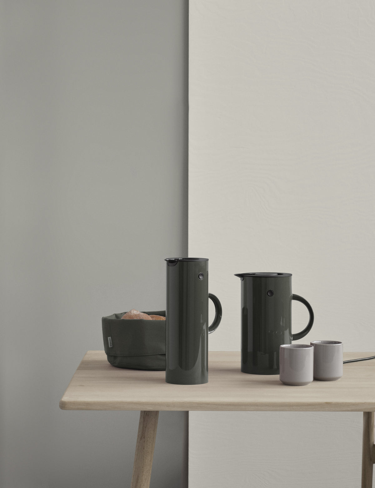 Stelton EM77 Isolierkanne 1 l. dark forest