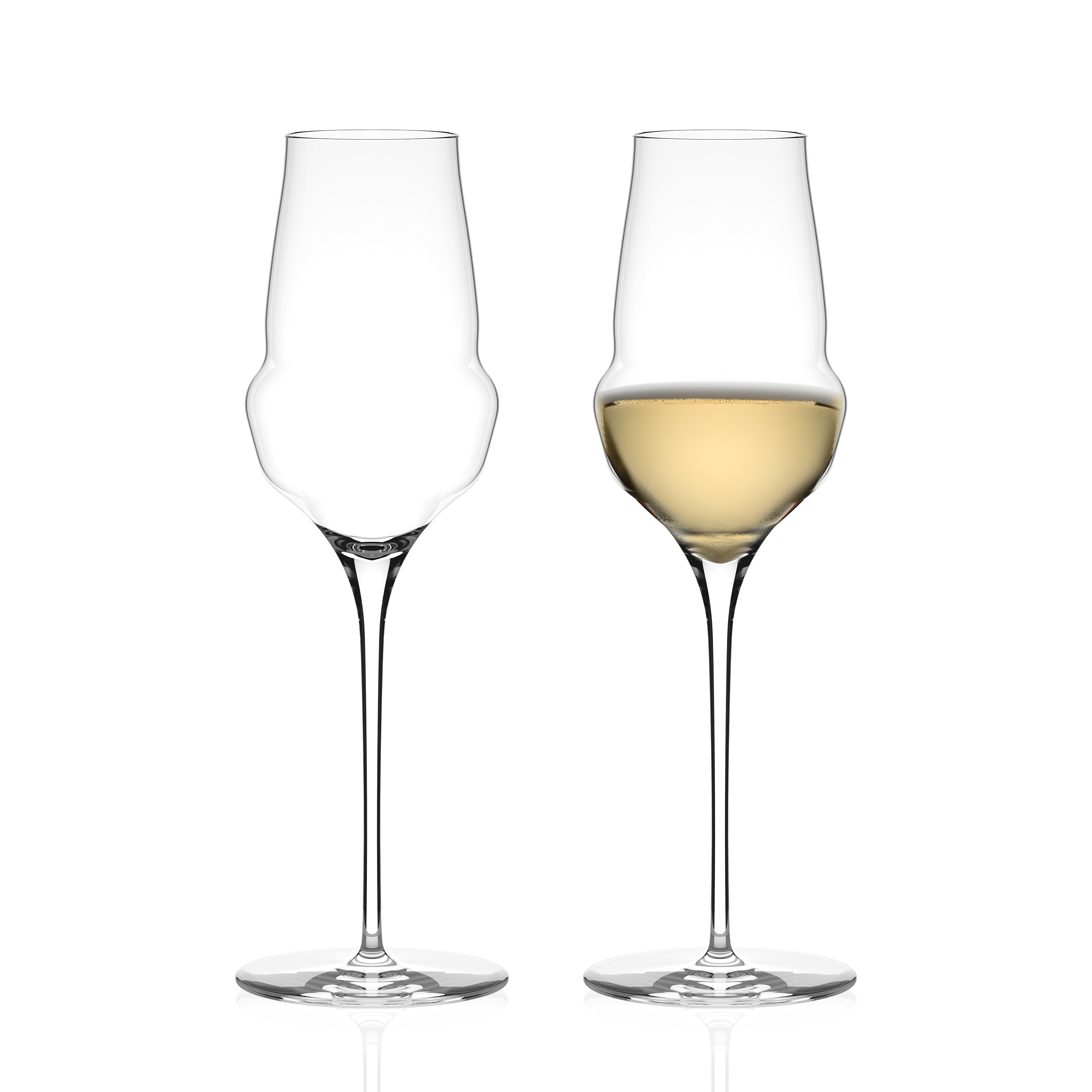 Stölzle Lausitz CoCoon Champagnerkelch – leeres 2er-Set