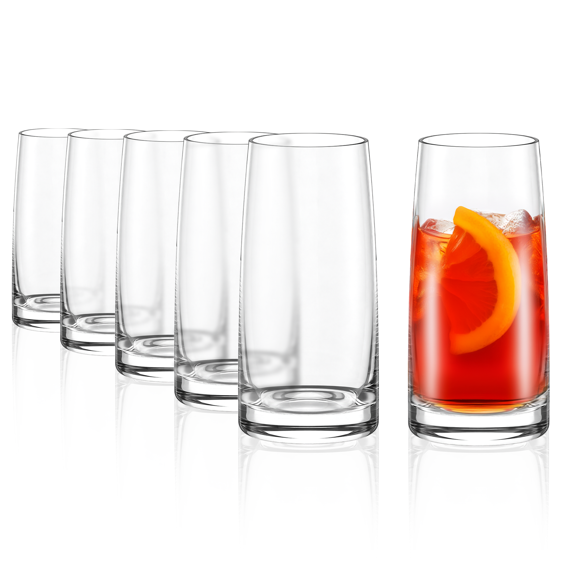 Stölzle Lausitz Experience Campari Drink 6er-Set – gefüllt