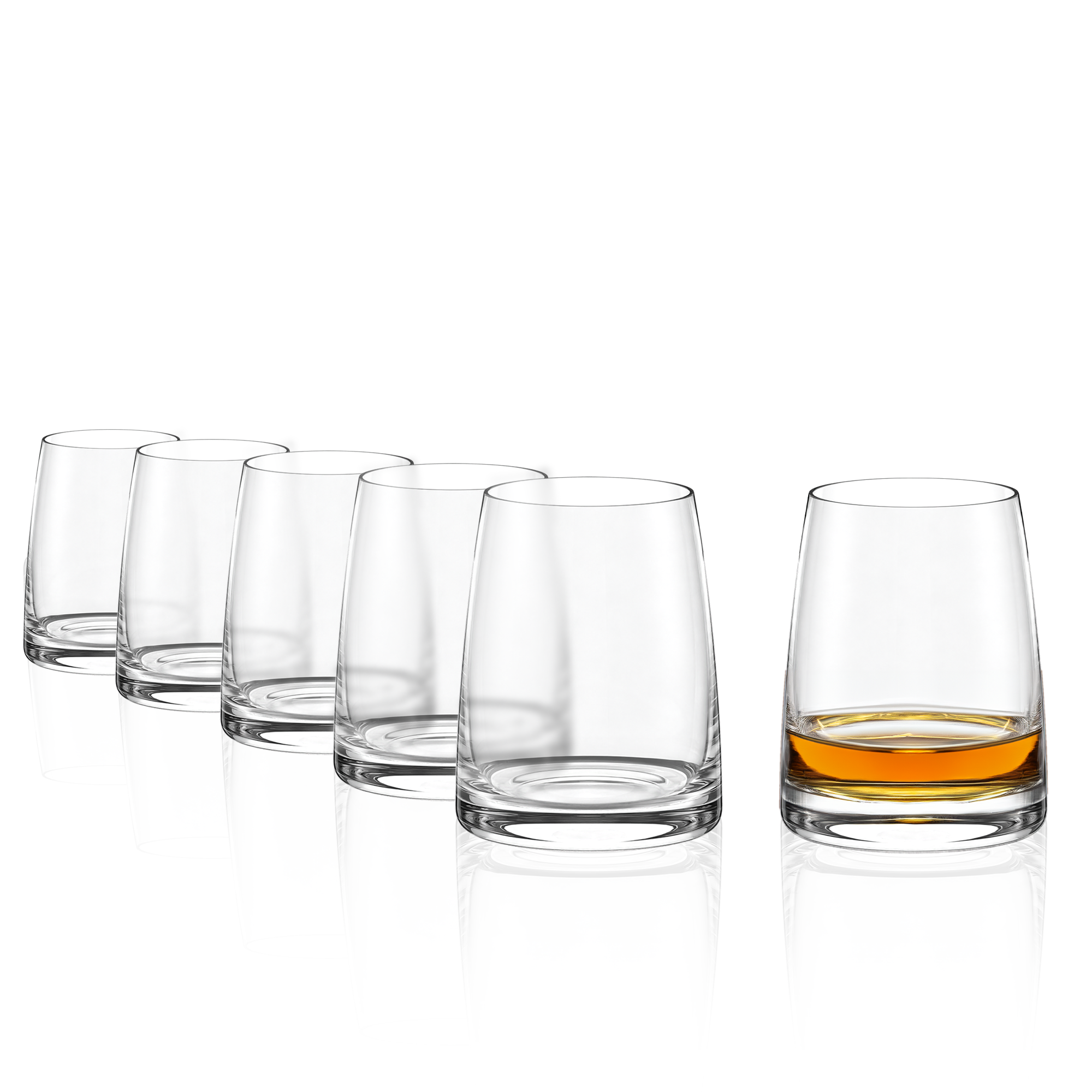 Stölzle Lausitz Experience Whiskybecher D.O.F. 6er-Set – gefüllt